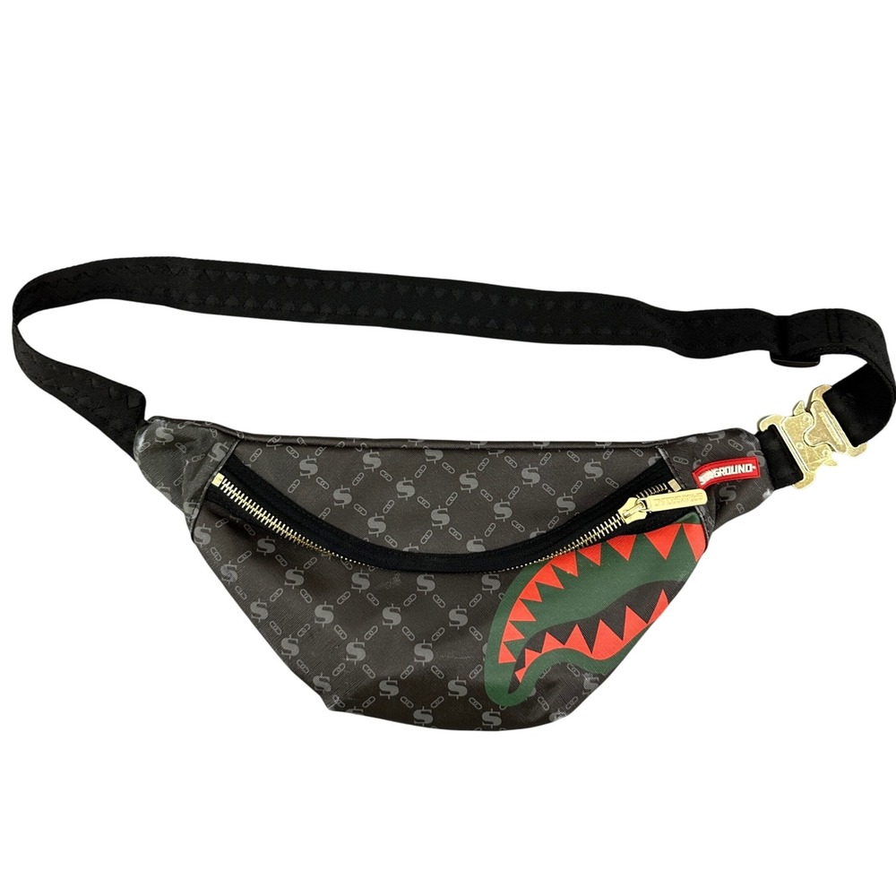 Sprayground Shark Mouth Fanny Pack Designer Belt Bag Crossbody Bag - Picture 1 of 16